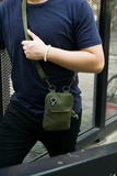 Tactics Water-Resistant Travel Undercover Neck Bag-Army Green