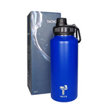 Tactics Freeflow Vacuum Insulated Stainless Steel Water Bottle 32oz (Sip)-Blue