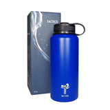 Tactics Freeflow Vacuum Insulated Stainless Steel Water Bottle 32oz (Wide)-Blue