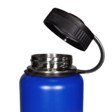 Tactics Freeflow Vacuum Insulated Stainless Steel Water Bottle 32oz (Wide)-Blue