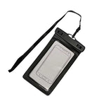 Tactics Universal Phone Case Waterproof Phone Bag Float -Able Clear Window Case Cellphones For Swimming -Black