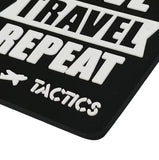 Tactics Luggage Tag  Durable Bag & Suitcase Identifier  Travel Accessory – Black