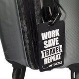 Tactics Luggage Tag  Durable Bag & Suitcase Identifier  Travel Accessory – Black