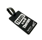 Tactics Luggage Tag  Durable Bag & Suitcase Identifier  Travel Accessory – Black