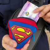 Superman DC Comics Keychain for Boys Bag Charm for Men Mini Coin Purse