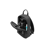 Tactics EV Meridian 7Liters Crossbody Bag Sling Bag Anti-Theft, Water- Resistant,Travel Bag in Black