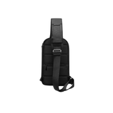Tactics EV Refine 6 Liters Crossbody Bag with USB Charging Port, Waterproof Bag, Travel Bag in Black