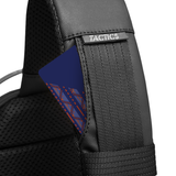 Tactics EV Refine 6 Liters Crossbody Bag with USB Charging Port, Waterproof Bag, Travel Bag in Black