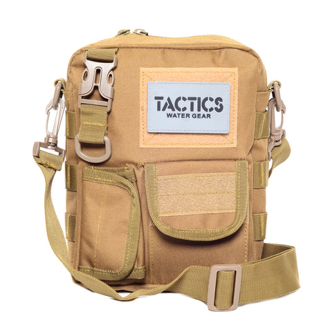 Tactics Alpha Water-Resistant Sling Bag-Khaki