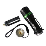 Tactics Xtreme Alloy Rechargeable Flashlight 800 Lumens-Black