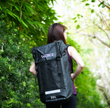Tactics Voyager Waterproof Motorcycle Bike Hiking 25L Backpack-Black