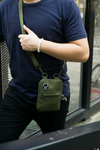 Tactics Water-Resistant Travel Undercover Neck Bag-Army Green