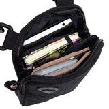 Tactics Water-Resistant Travel Undercover Neck Bag-Black