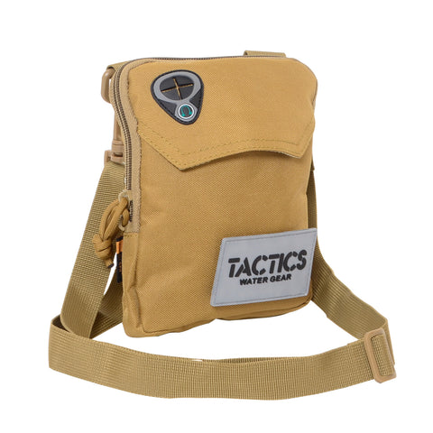 Tactics Water-Resistant Travel Undercover Neck Bag-Khaki