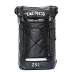Tactics Voyager Waterproof Motorcycle Bike Hiking 25L Backpack-Black